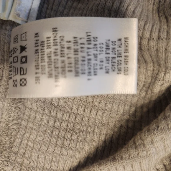 Boys Lucky brand size 4 gray waffle texture long sleeve shirt "Nashville guitar" - Picture 7 of 7